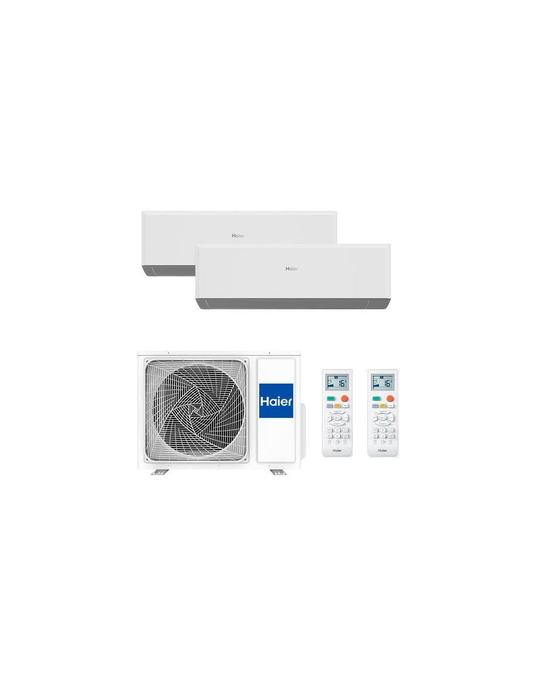 Aire Acondicionado 2x1 HAIER GEOS R+25 + 35 EXT.50